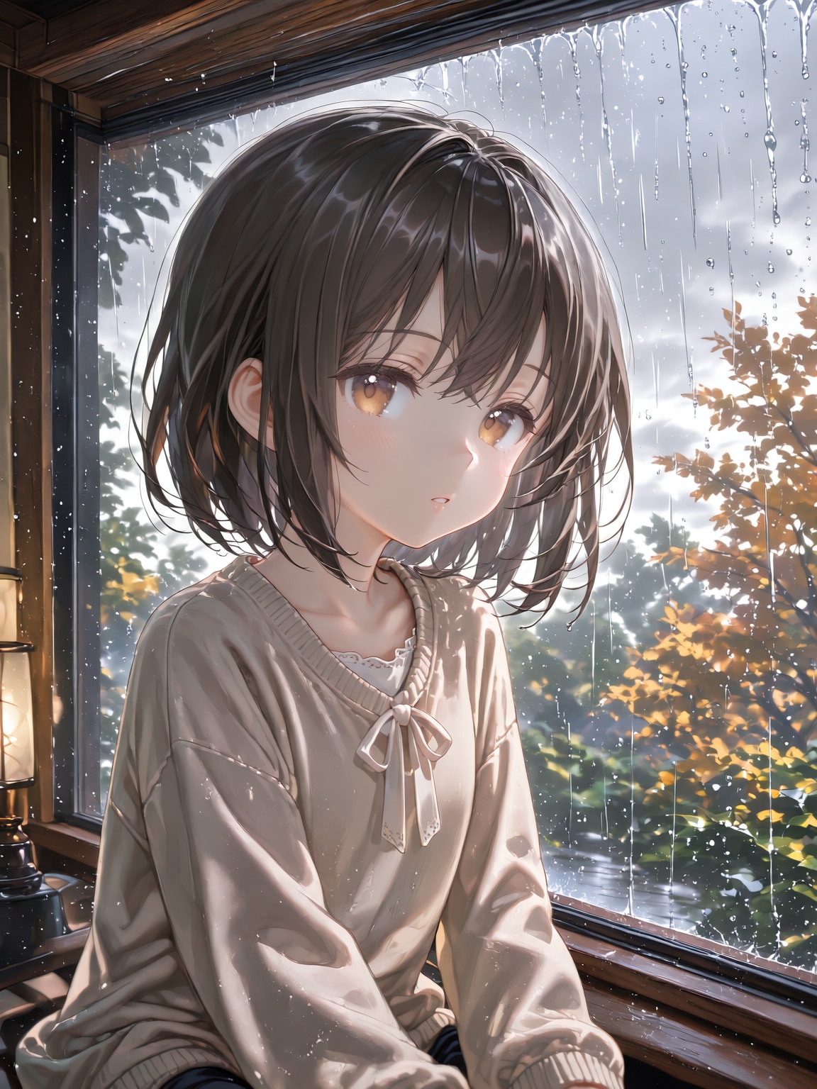 雨が多いので山とか大丈夫かな。のおんなのこ | の人気AIイラスト・グラビア