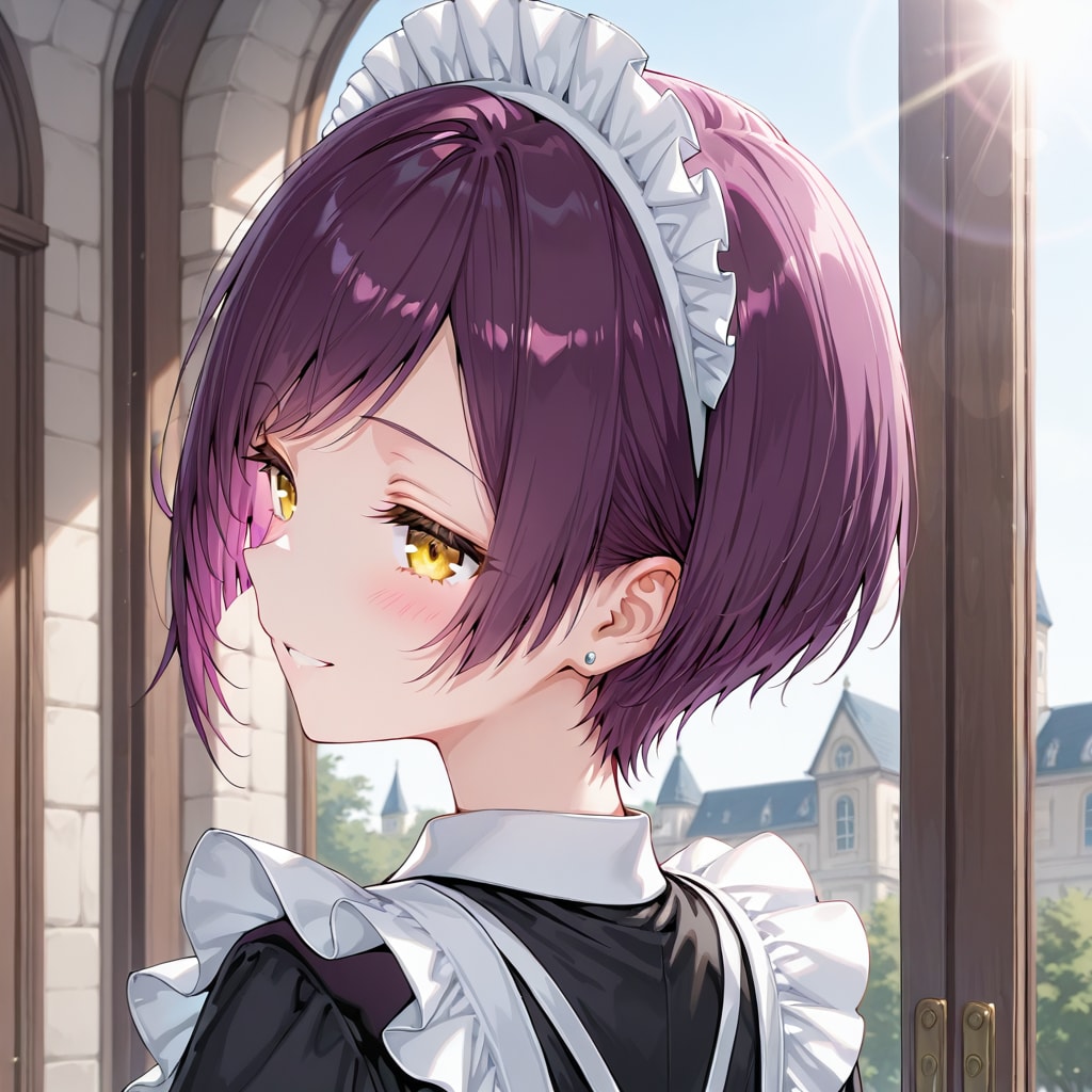 こんにちは（挨拶メイドの芽衣ちゃん）