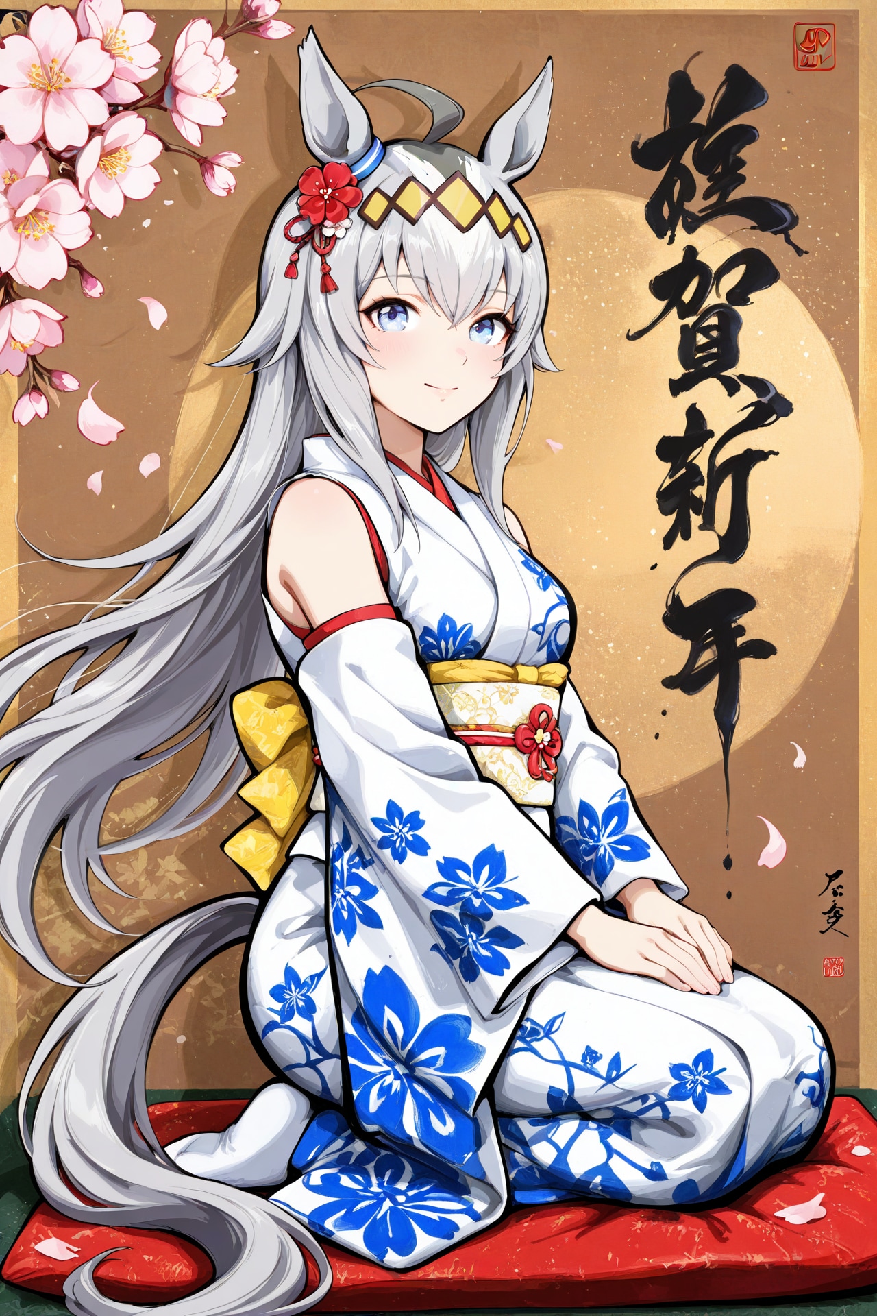 午年のご挨拶 | の人気AIイラスト・グラビア