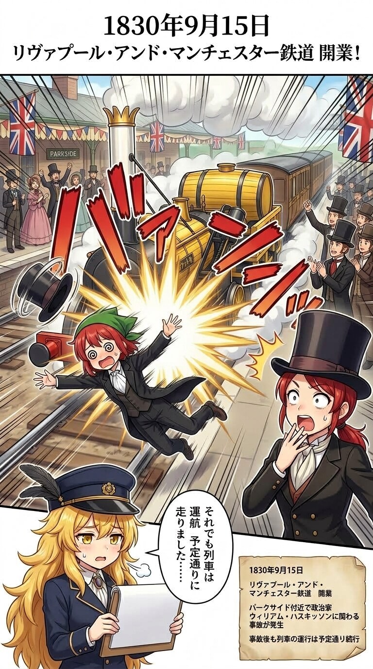 9月15日は初の鉄道人身事故が起こった日 | の人気AIイラスト・グラビア