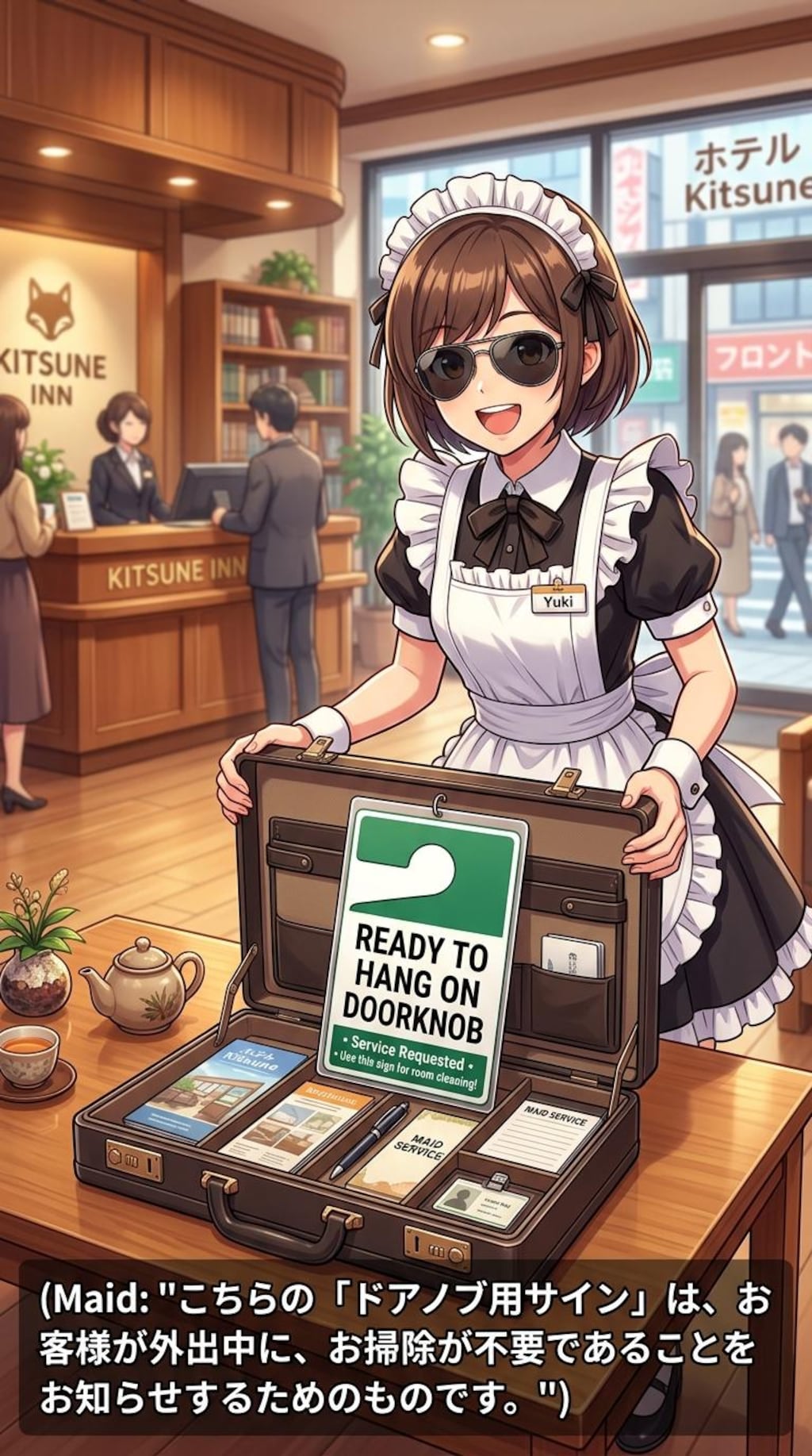 取引のメイドさんのボツ画像