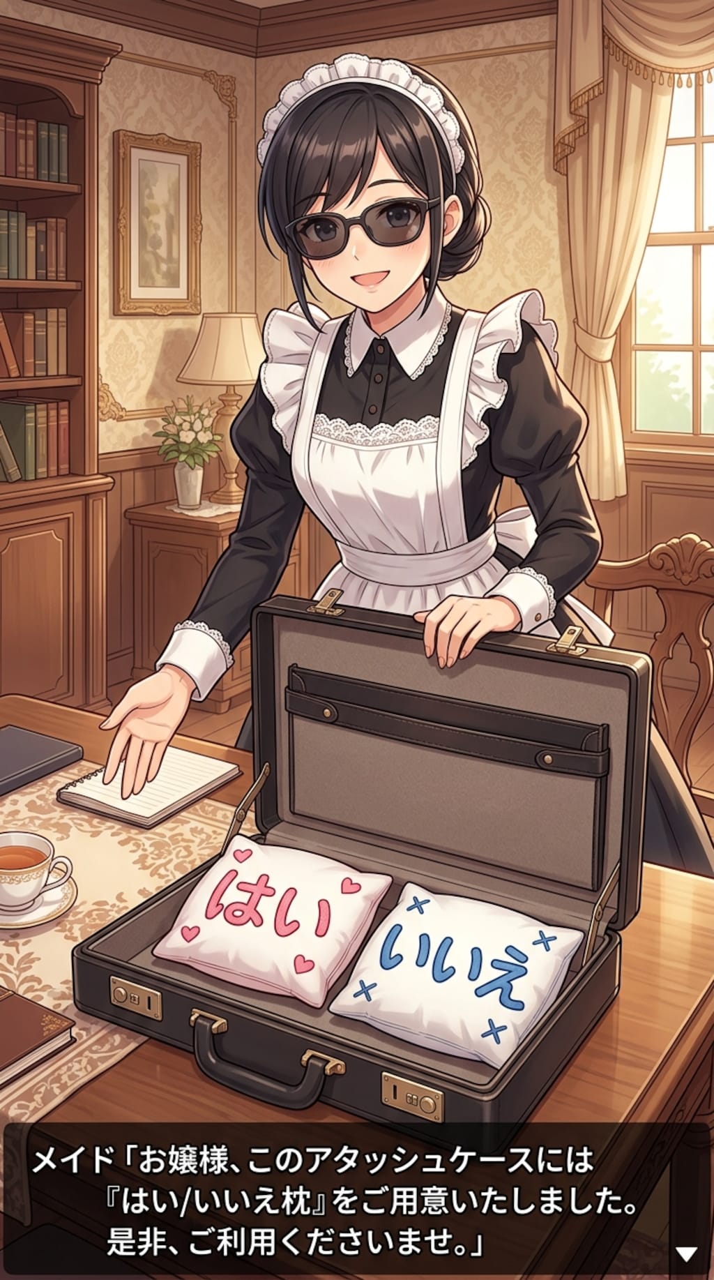 取引のメイドさんのボツ画像