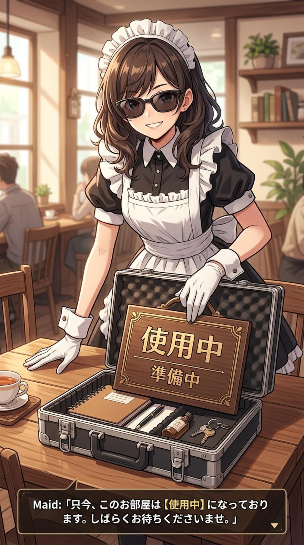 取引のメイドさんのボツ画像