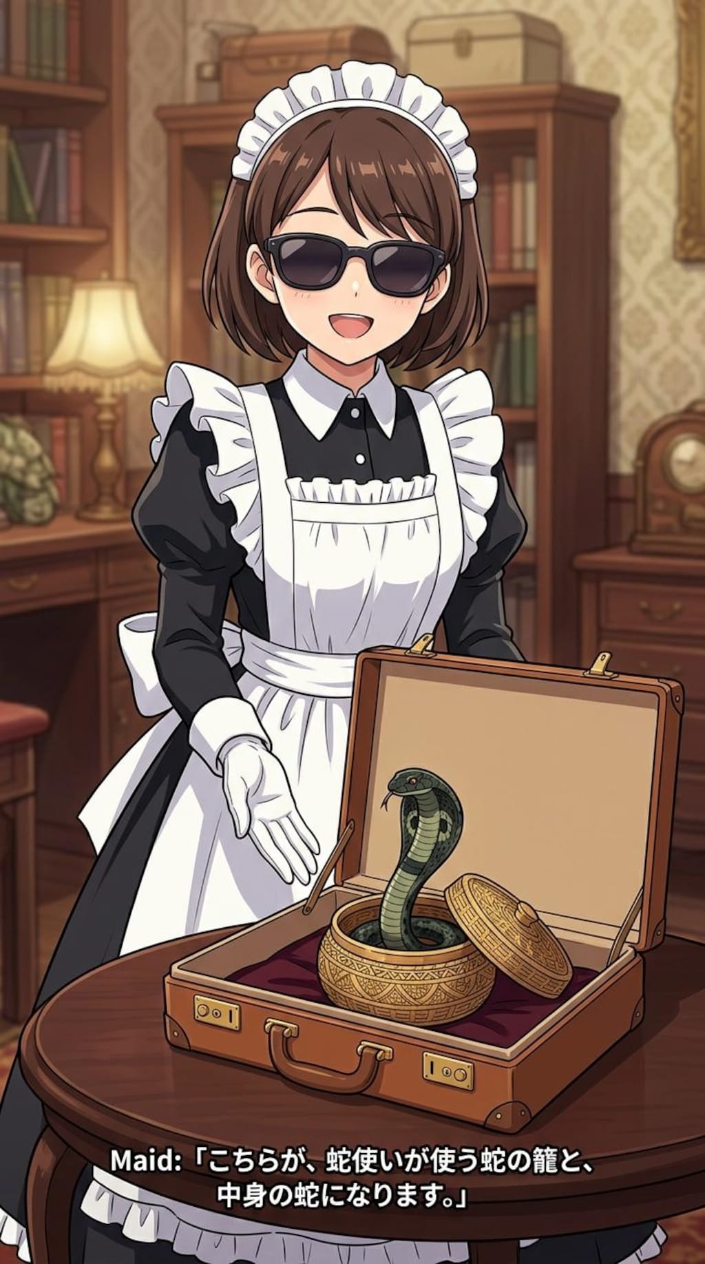 取引のメイドさんのボツ画像
