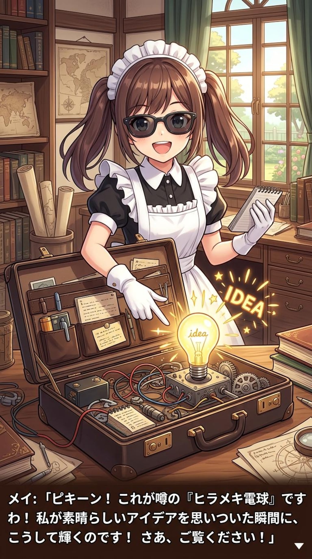 取引のメイドさんのボツ画像