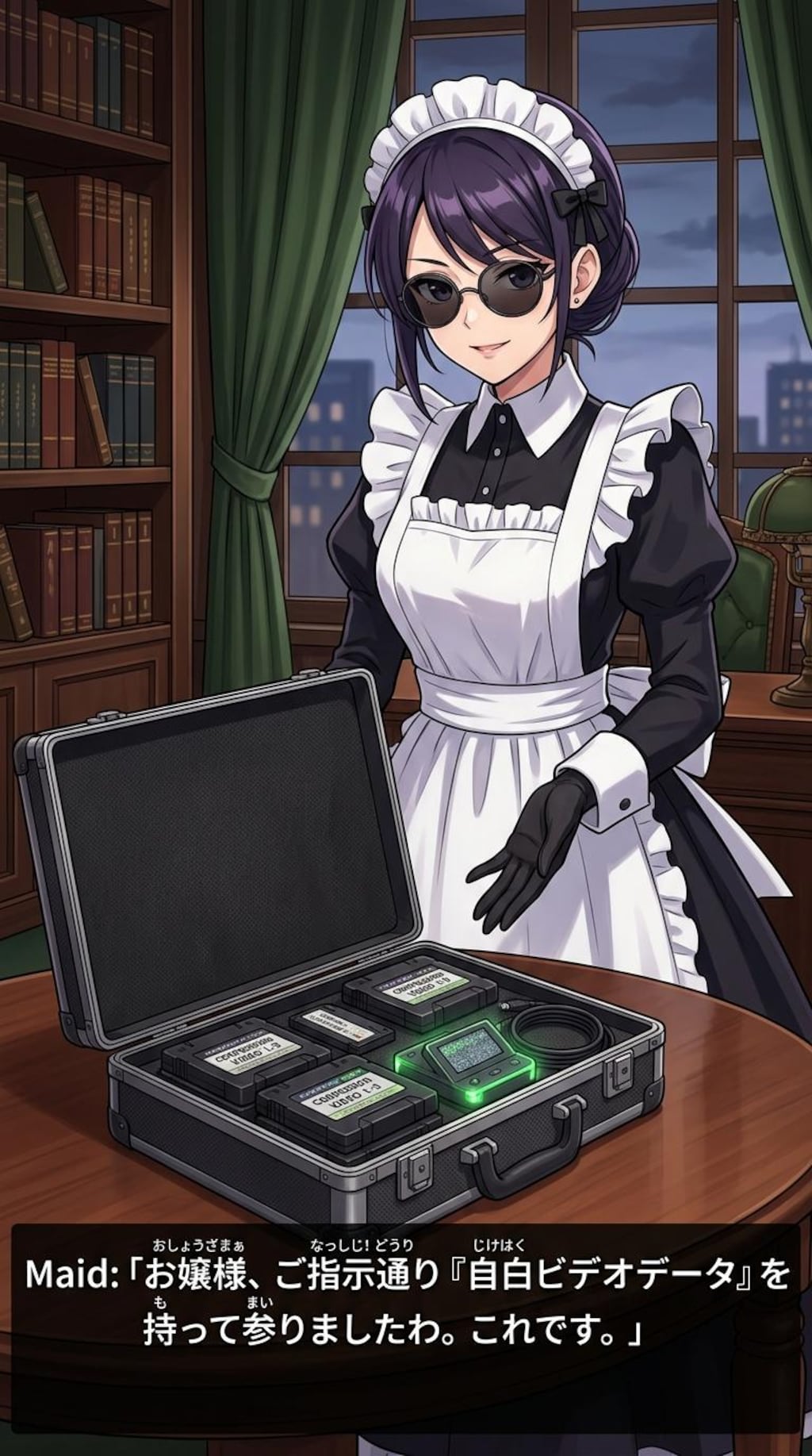 取引のメイドさんのボツ画像