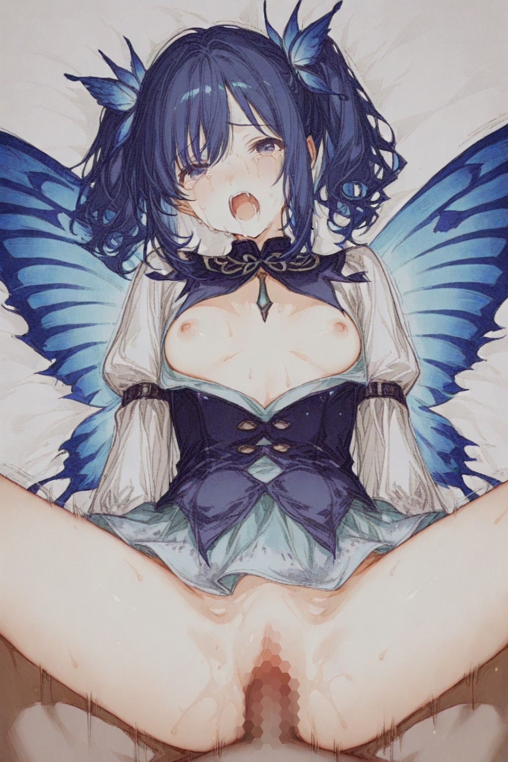 ちょうちょ捕まえた