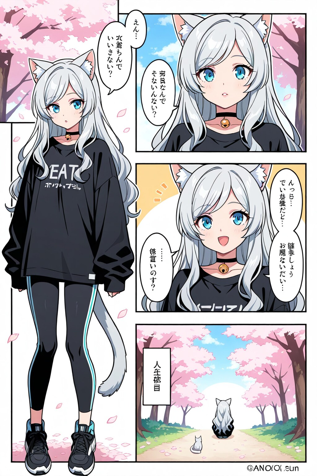 うちの子を漫画っぽく描いてもらった　その５