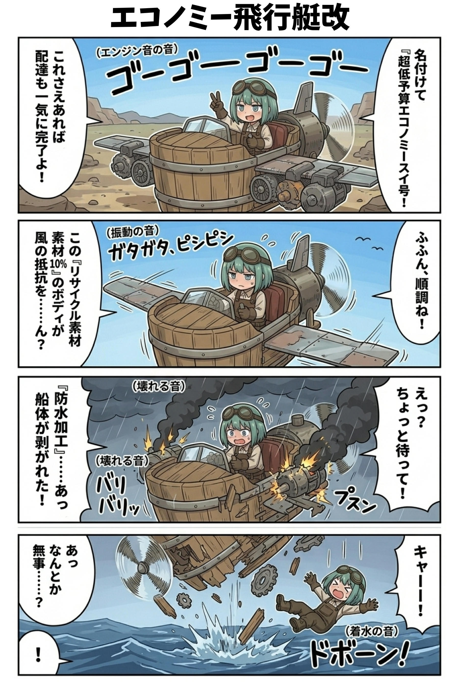 ポンコツレナの発明日記　無人島探索