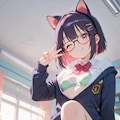 私立ねこ耳学園高等部（オリジナル）　『パステルパンチラコレクション』 6枚目