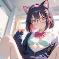 私立ねこ耳学園高等部（オリジナル）　『パステルパンチラコレクション』 5枚目