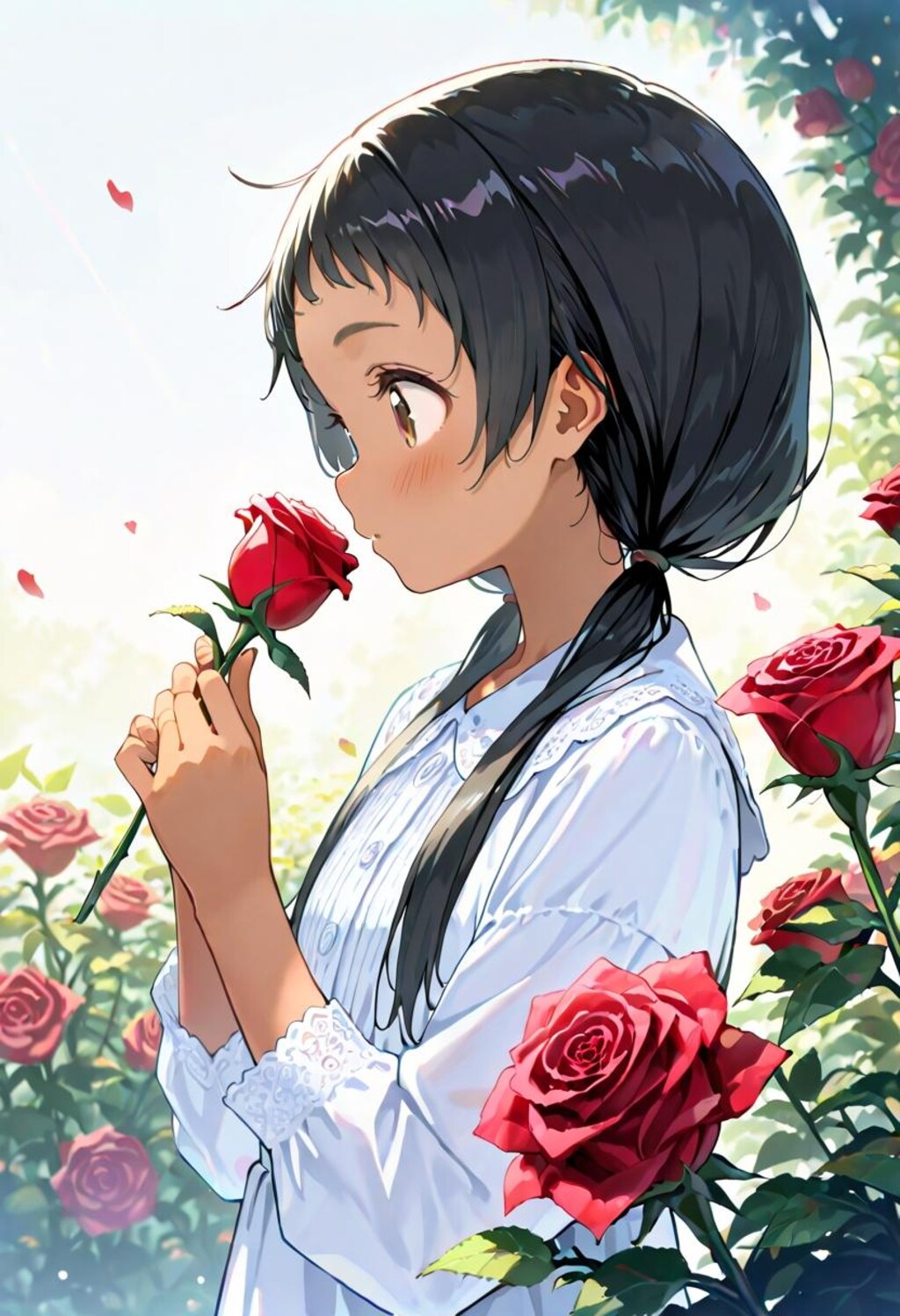 (⩌⩊⩌)「綺麗な薔薇には棘が……」