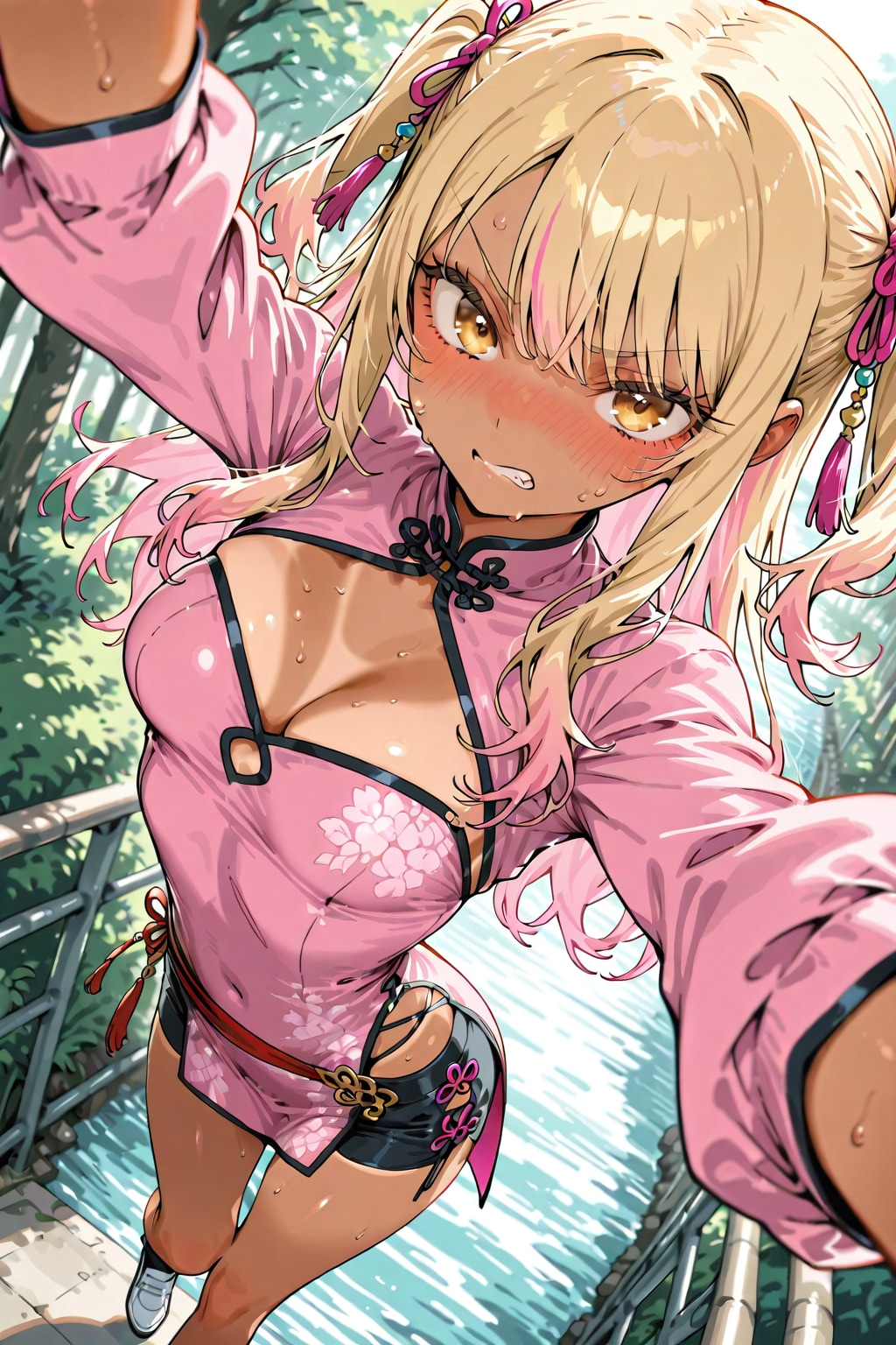 ギャルのアオザイ | の人気AIイラスト・グラビア