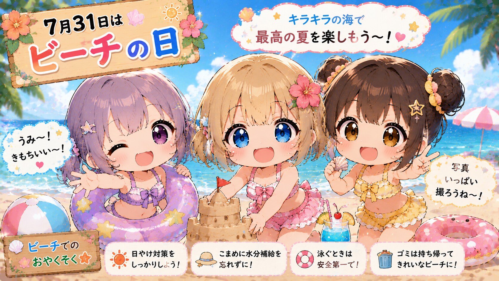 今日は何の日？（20260731固定イベ＋チビお姉複）の生成（ＡI推論不使用）