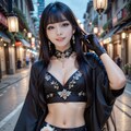 黒の美女 2枚目