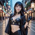 黒の美女 3枚目