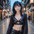 黒の美女 5枚目