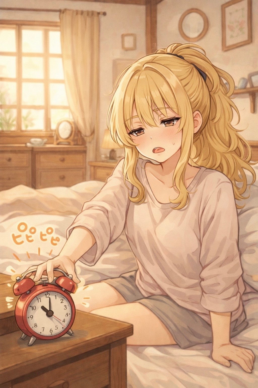 朝だー！！