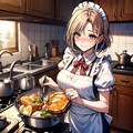 我が家のメイドさん/Let's make breakfast！ 2枚目