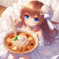 カレーうどんと純白ドレスの小さな女の子 8枚目