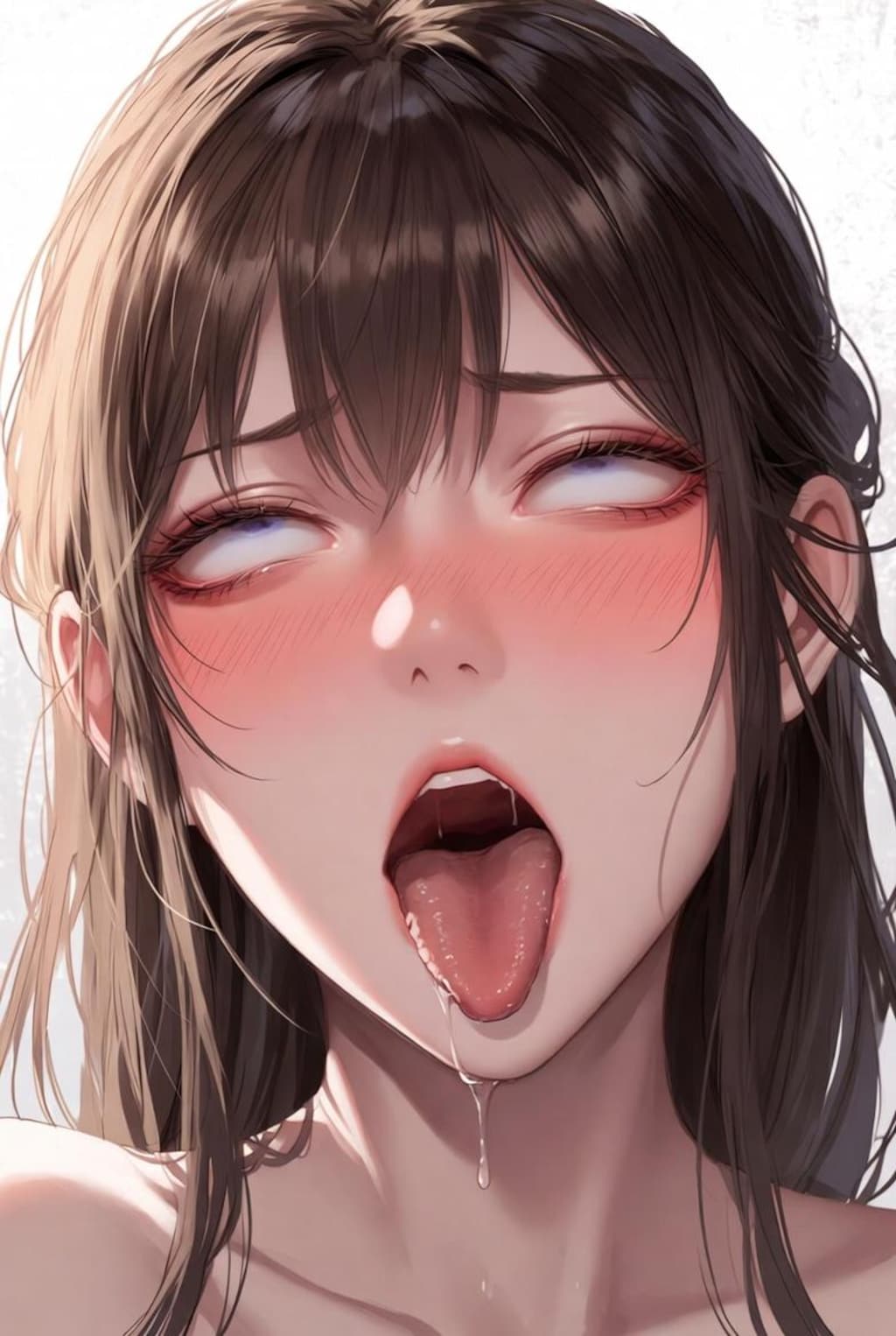 アヘ顔ドアップ イラスト