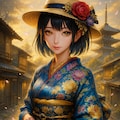 夕陽に染まる古都、花の舞踏   -  A dance of flowers in the ancient capital, dyed by the setting sun 7枚目