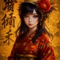 夕陽に染まる古都、花の舞踏   -  A dance of flowers in the ancient capital, dyed by the setting sun 5枚目