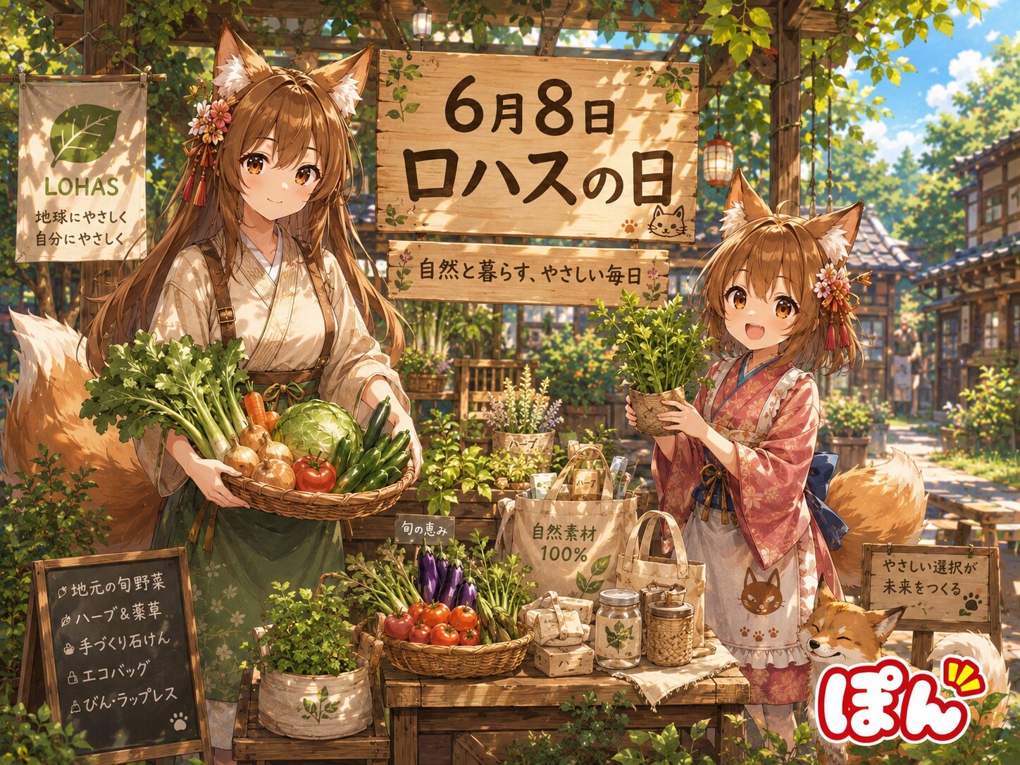 6月8日はロハスの日