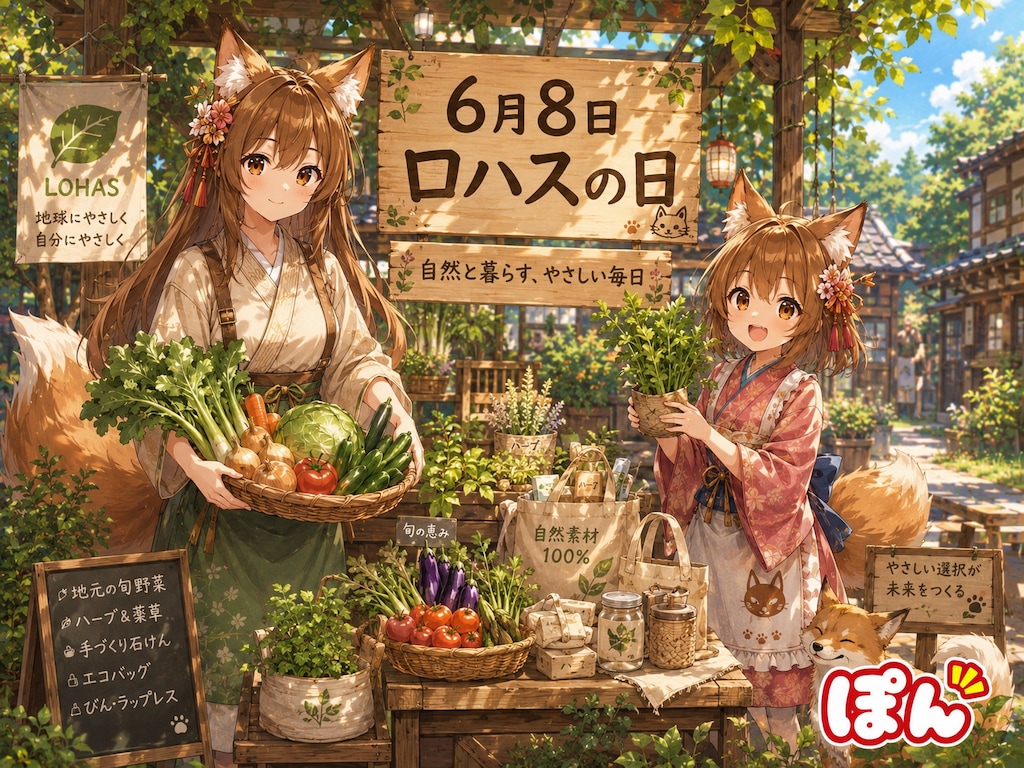 6月8日はロハスの日