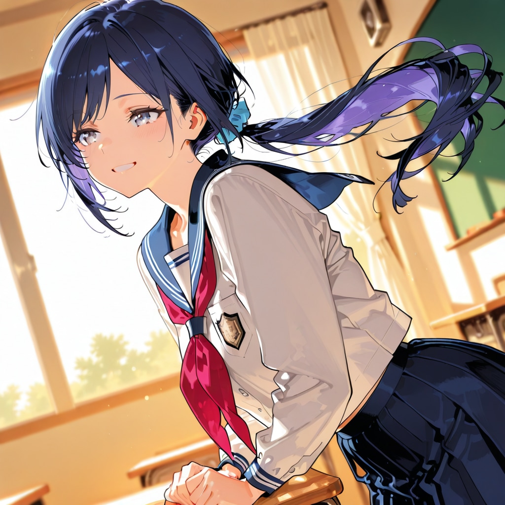 朝の教室の七瀬　109