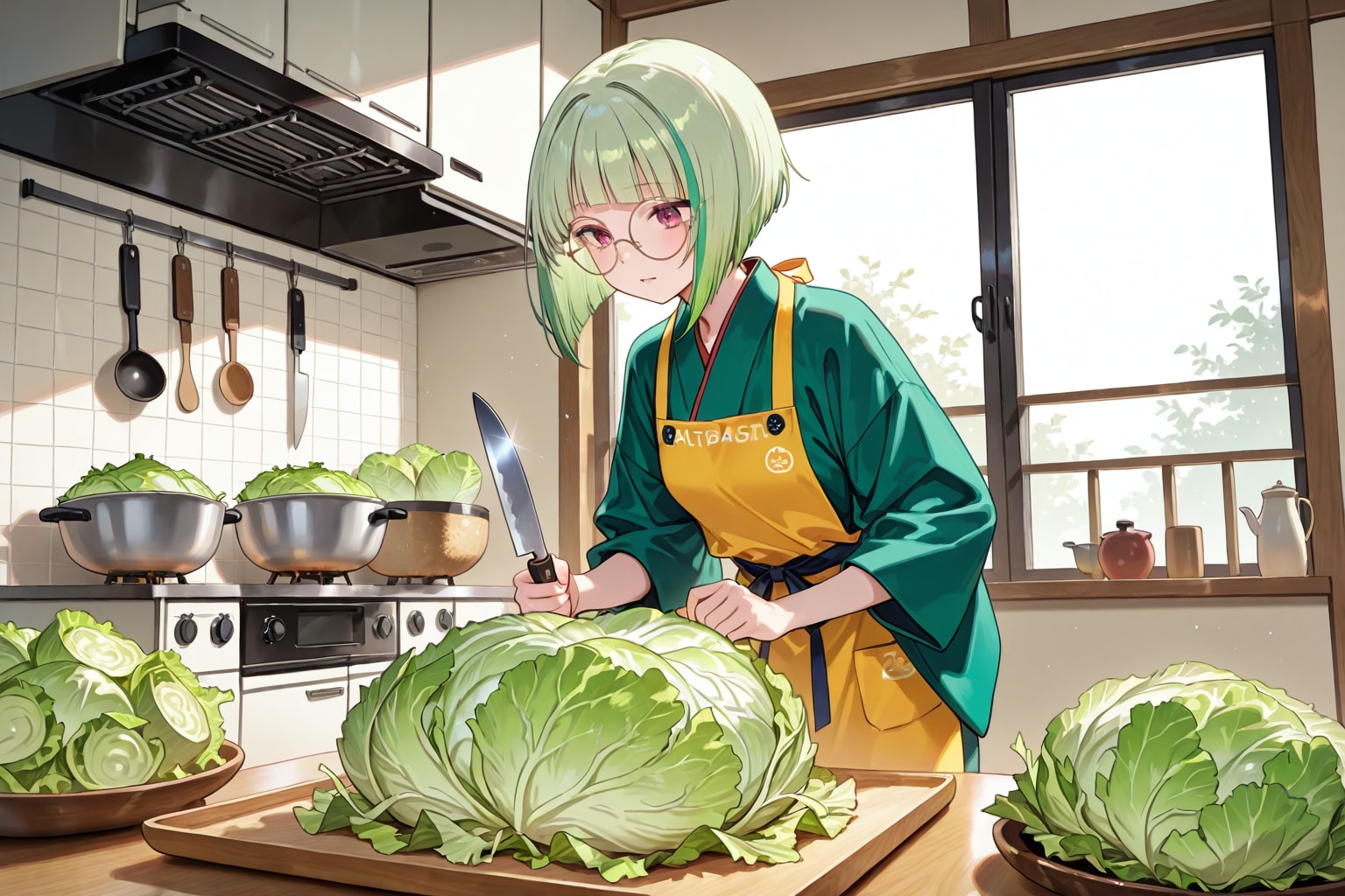 春キャベツは千切りが一番 | の人気AIイラスト・グラビア