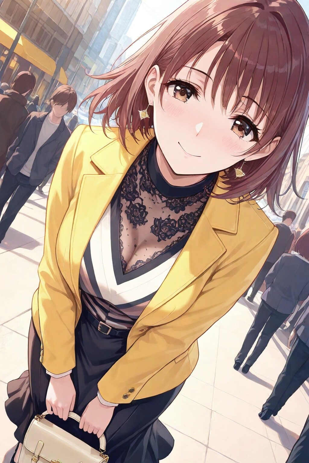 ノノカの朝イチCanCamコーデ🌟駅前でキメポーズ！✨