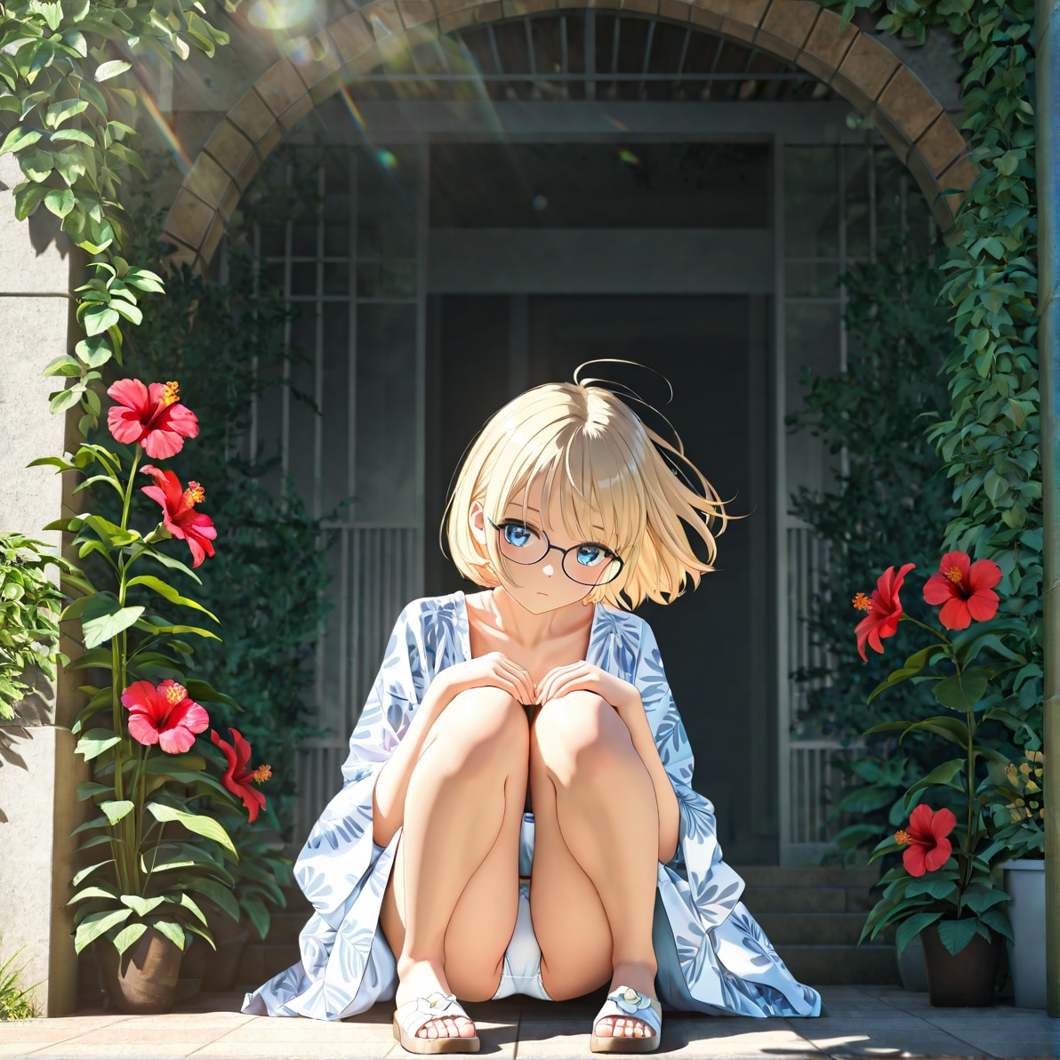 「また目線が下だ。なに見てるの？」