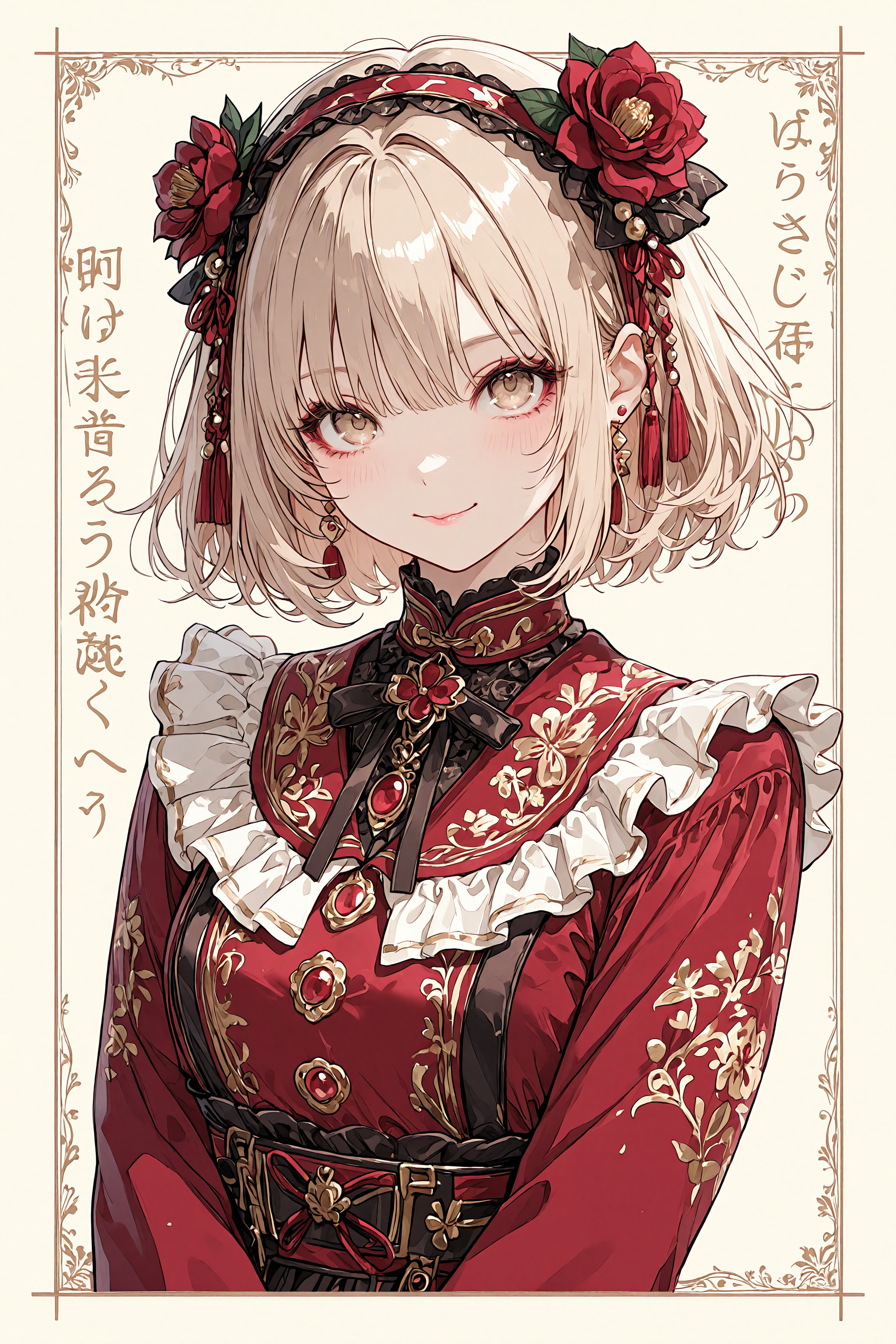 花に沈むまなざし | の人気AIイラスト・グラビア