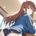 椅子に座る 5枚目