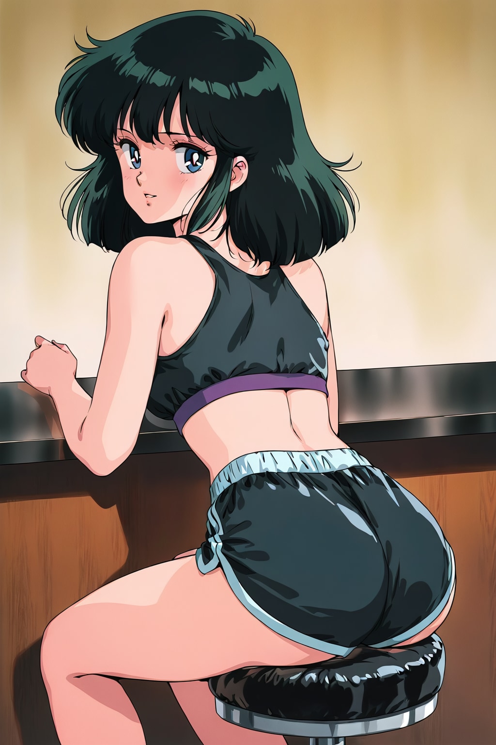 椅子に座る