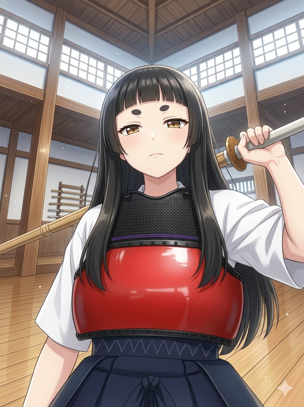 姫カット麻呂眉ぱっつん剣士2
