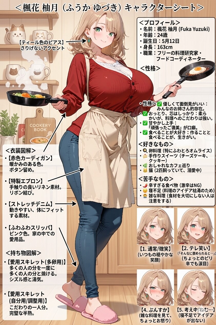 柚月さんのキャラクターシート