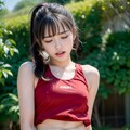 陸上女子の居残り練習 3枚目