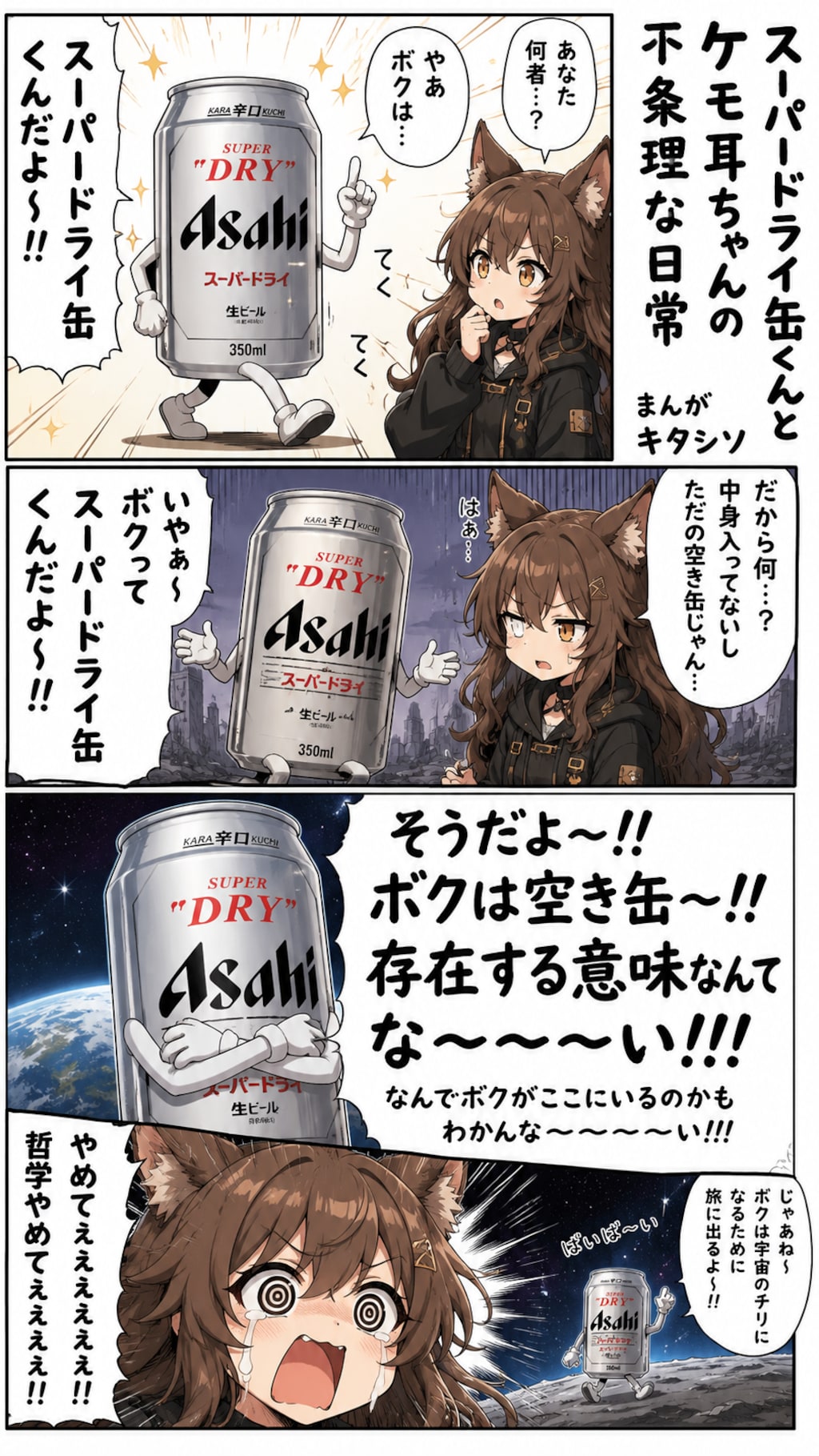 小さな女の子と、くにへかえるんだな