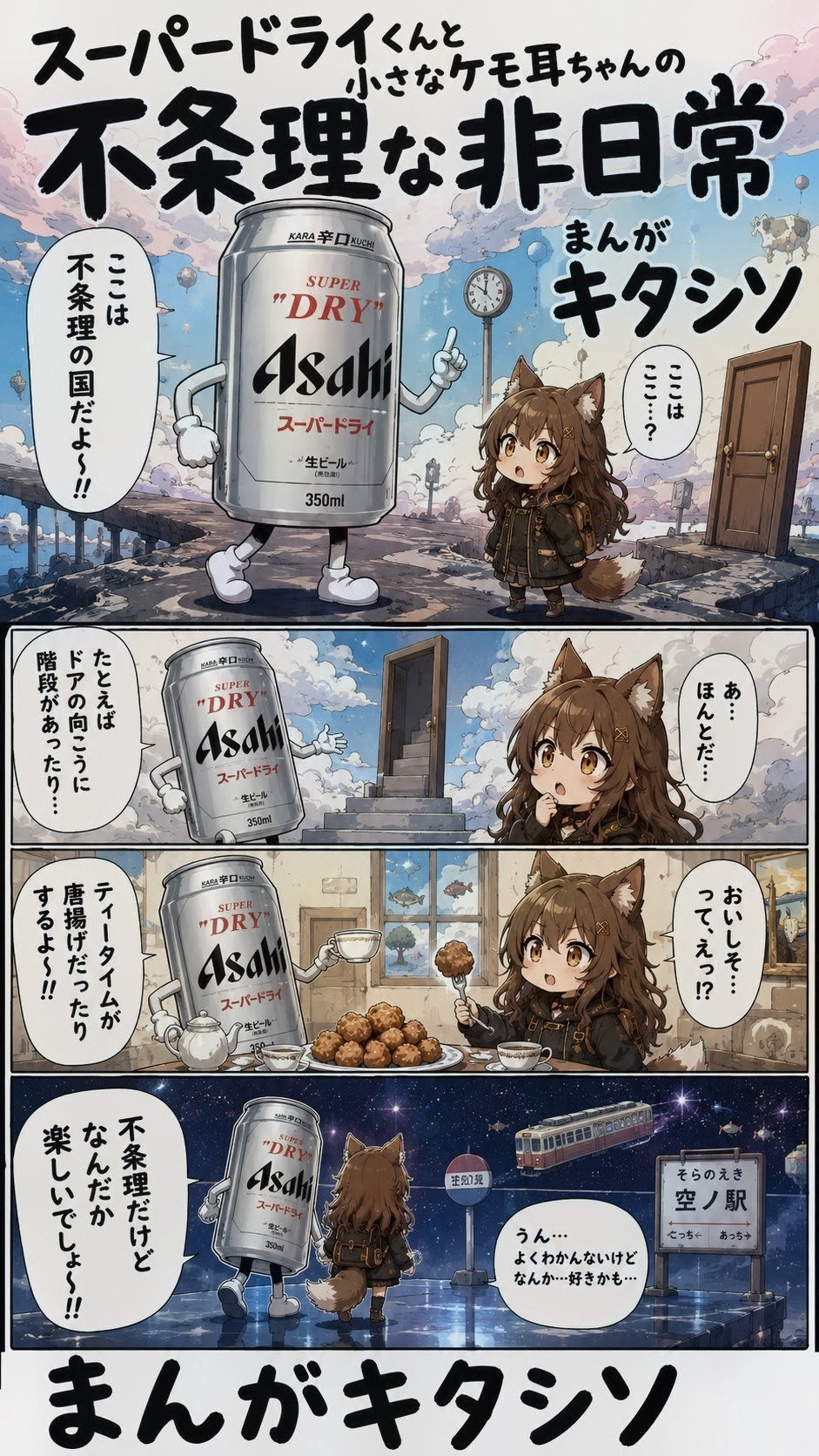小さな女の子と、くにへかえるんだな