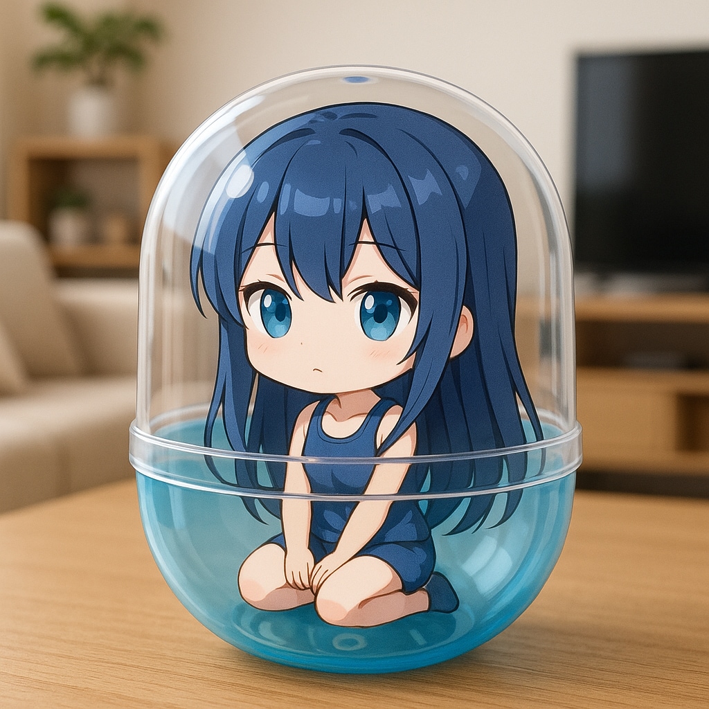 UL新モデルのCHASEちゃんをカプセルに入れたよ