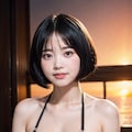 ちっちゃい黒ビキニ 12枚目