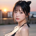 ちっちゃい黒ビキニ 6枚目