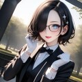 隠れ目タキシード 5枚目