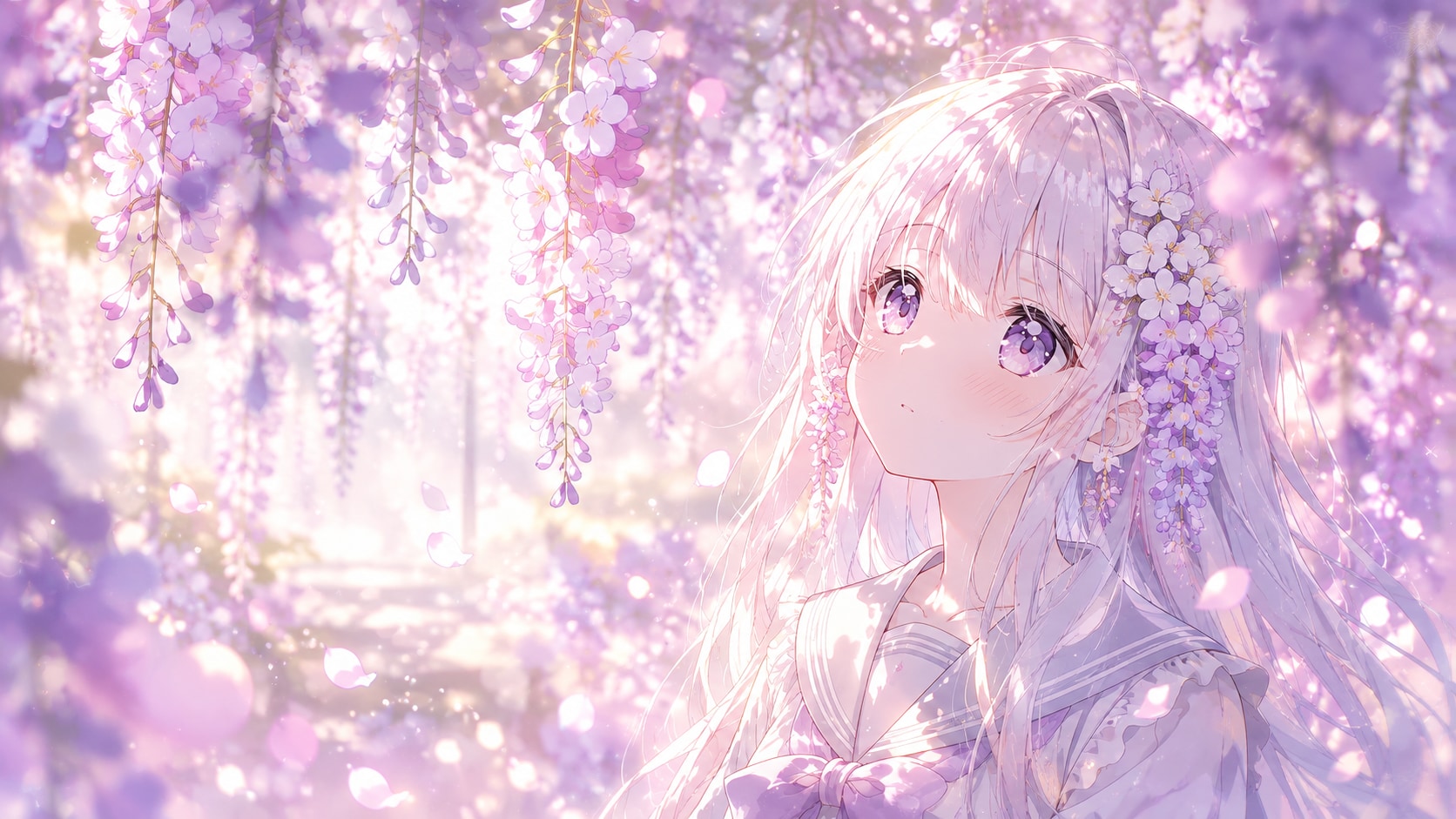 藤色の向こうへ