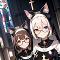 シスターな猫さん✝️🐱 2枚目