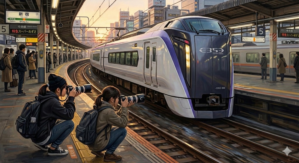 スーパーあずさ。