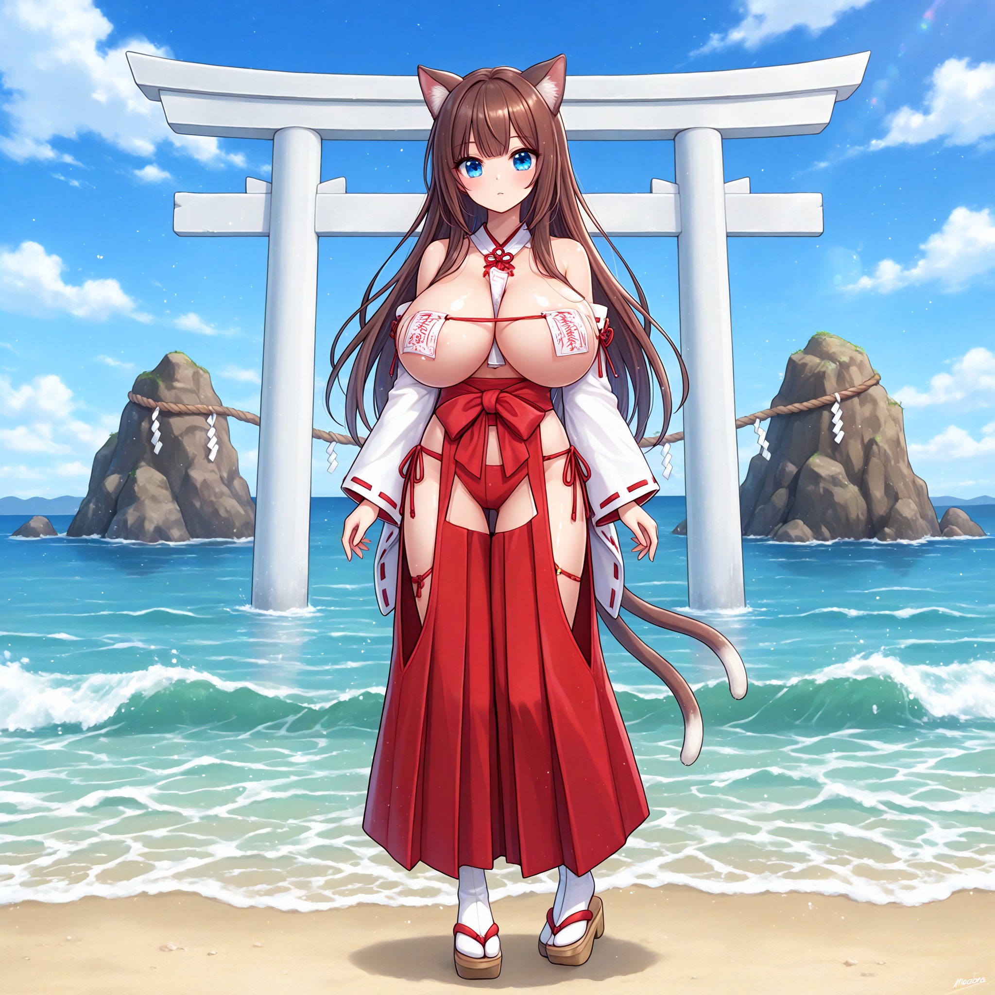 夏の海の祭事