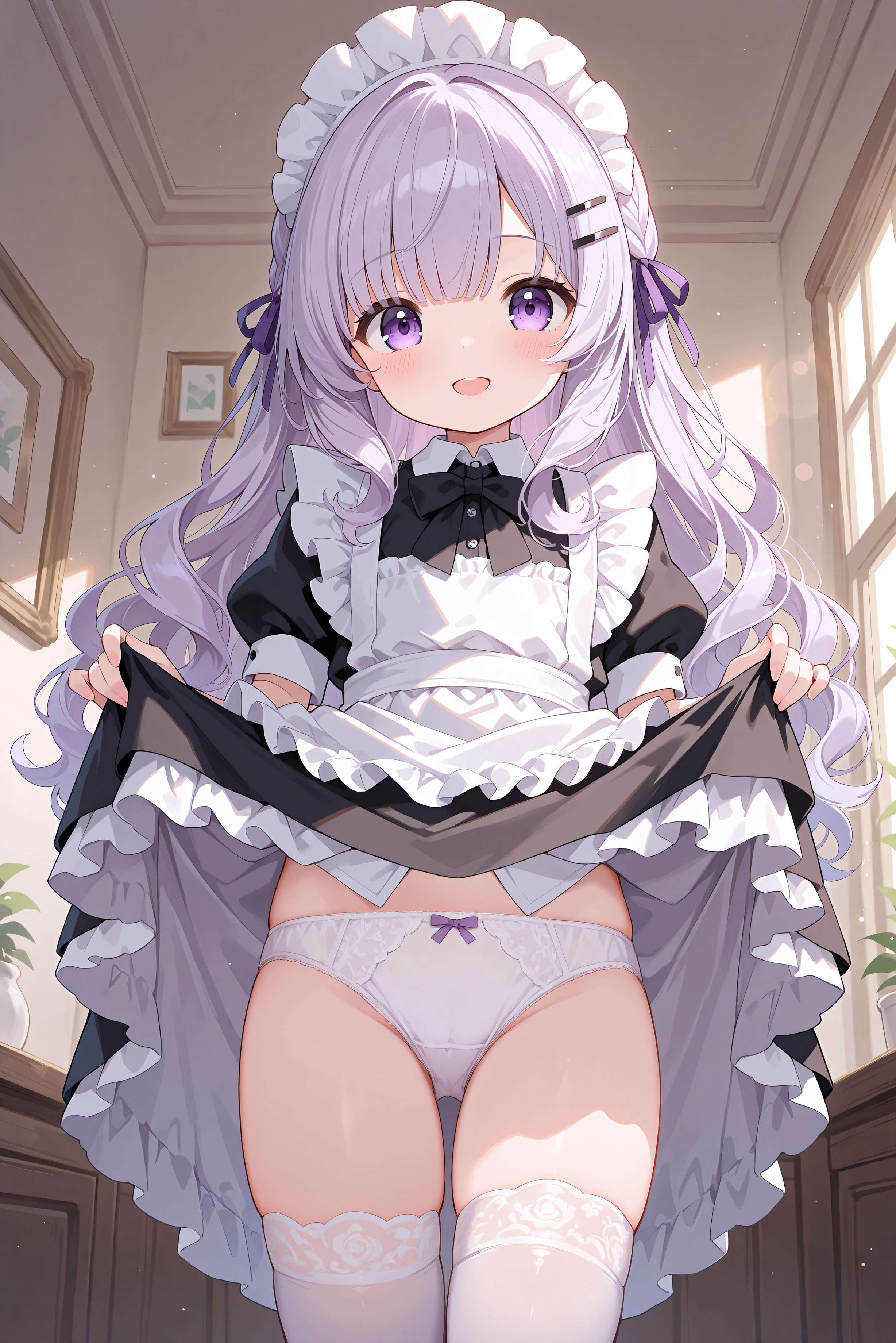 たくし上げメイド